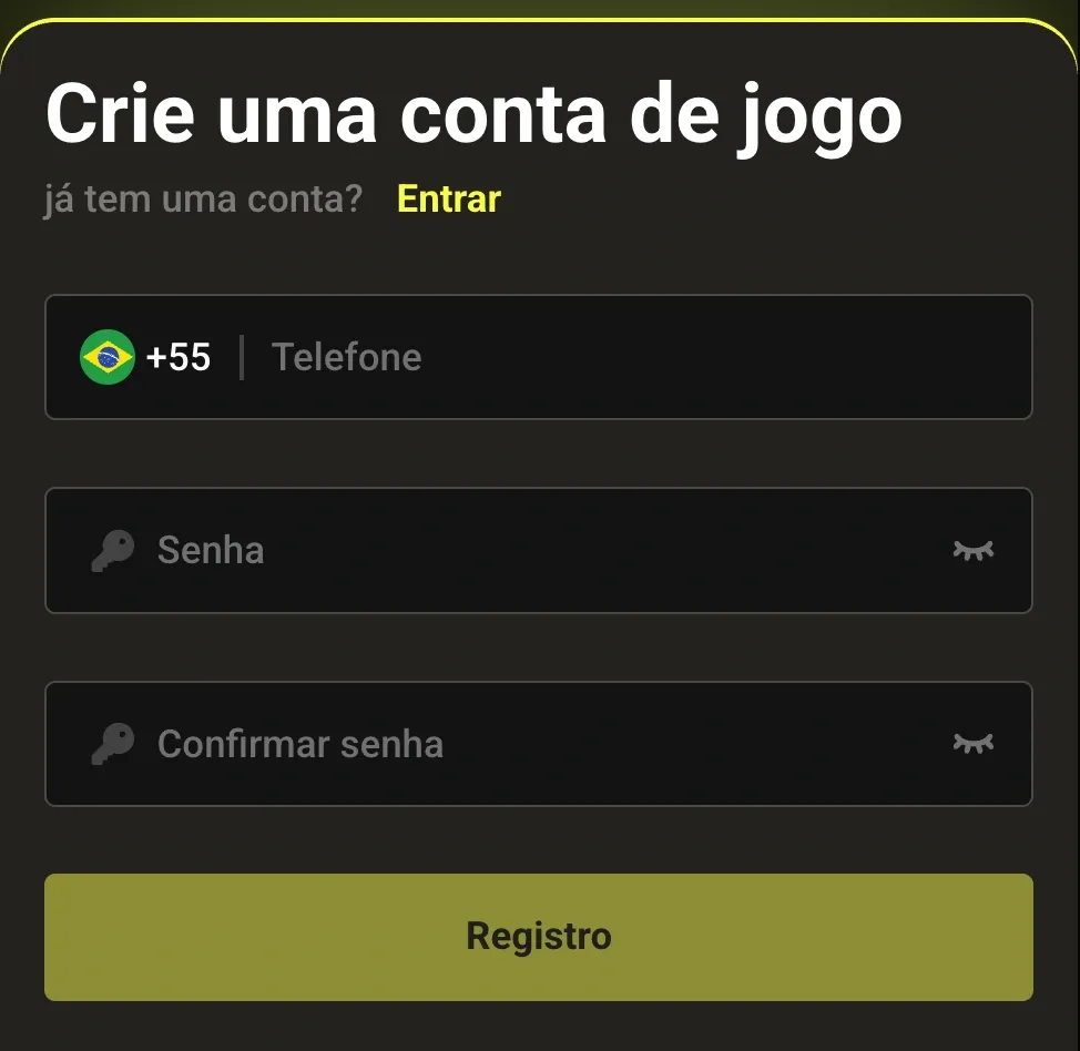 Registro no 30XBET